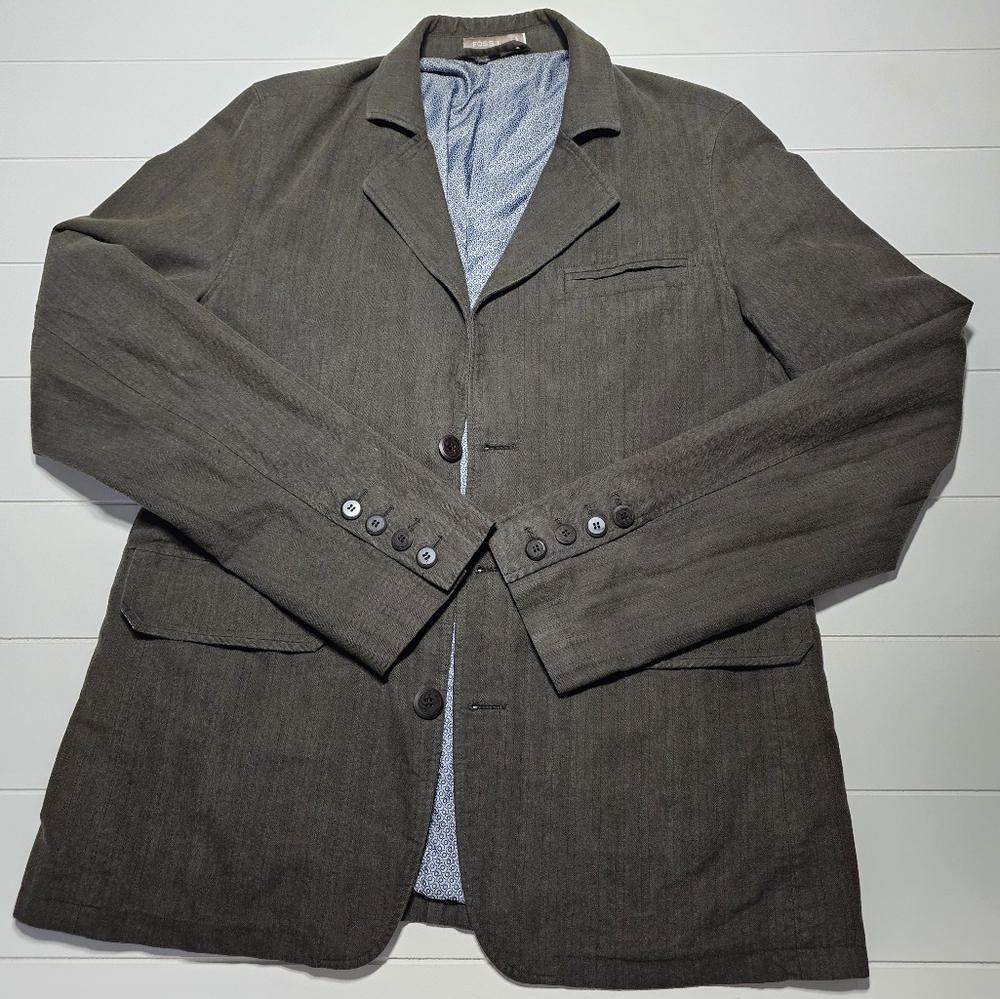Fossil 54 Men's Dark Brown Blazer Coat